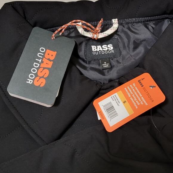 BASS Outdoor Women Long-Sleeve Oversized Quilted Puffer Jacket Size US S Black - Picture 4 of 4